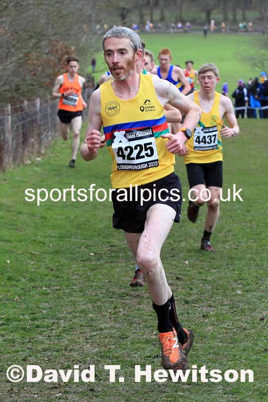 Senior Mens 2023 UK CAU Inter Counties Cross Country Champs, Prestwold Hall, Loughborough. Photo: David T. Hewitson/Sports for All Pics